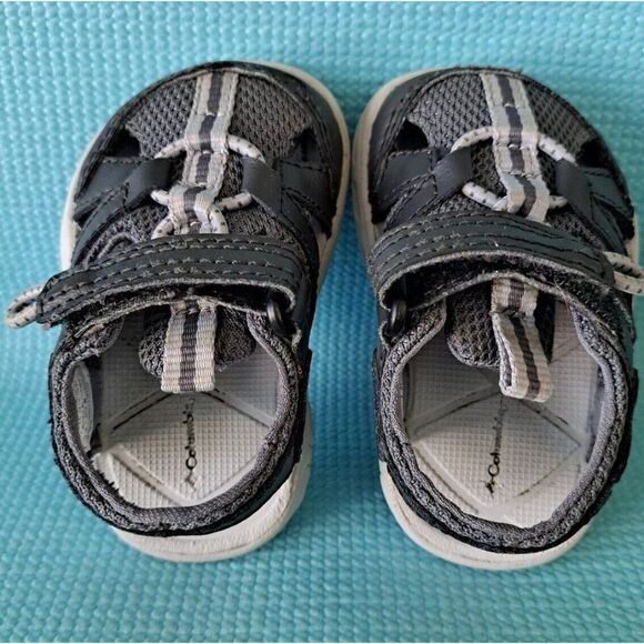 Columbia Techsun Wave Sports Sandals Toddler Baby Size 4 Gray - Picture 6 of 9